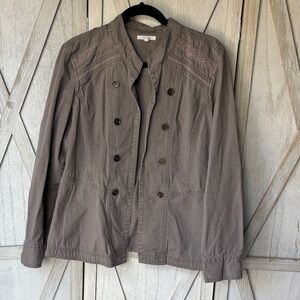 Maurices Taupe Utility Jacket